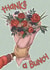 Thanks a bunch thank you card created by Tee Ansell Draws
