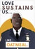 Funny Captain Holt Quote Anniversary Card / Valentines Day Card - Brooklyn 99 - Love Sustains Us Like Oatmeal created by @punbelievable