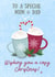 Special - Cosy - Hot Chocolate - Cute - Wishing You A Cosy Christmas - To A Special Mum and Dad - Parents - Christmas Card created by Rebecca Handy