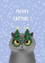 Funny cat. Merry Catmas ! created by Anastasia Ultramarin