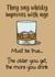 Old Whisky Funny Birthday Card created by Daft as Duck