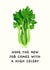 New Job High Celery Card created by Sundiva Designs