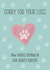 Dog Paw Print Pet Loss Sympathy card created by Silky Rose Design