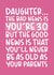 Happy 30th Birthday Daughter Funny and Cheeky Card created by Brogan Thomas