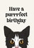 Purrrfect Birthday Card created by Penny and Me