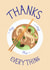 Thank You For Everything Food Card created by Sarah Bédard