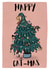 Happy Cat-mas Christmas Tree Funny Cats created by Bethany Illustrations