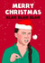 Greta Thunberg - Blah Blah Blah - Environmental Activist - Climate Change - Climate Crisis - Merry Christmas Card created by Kasia Cards