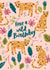 'Have a wild Birthday'  leopard pattern birthday card created by Raspberry Blossom