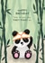 Cute Panda Party Pants Birthday Card created by Bev O'Connor || @oconnordesign