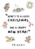 Lousy Christmas and a Crappy New Year Friends TV Show Christmas Card created by Cardology