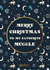 Merry Christmas Muggle Harry Potter Christmas card  1000 created by Cardology