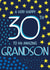 Happy 30th Birthday Grandson created by Juniper and Rose Studio