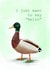 Duck say "hello" created by Katherine Tolstyh