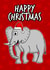 Christmas Elephant created by Doodle Rob