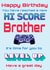 Brother gaming birthday card created by Yasmine Brickland