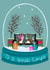 Snow globe love Christmas Card created by Lorna Helen Prints