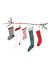The stockings were hung by the chimney with care created by Picoloco Studio