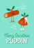 Couple's Christmas Pudding Card created by Bird & Co Studio