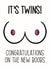It’s twins! New Boobs card created by Silky Rose Design