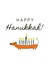 Happy Hanukkah! - Dachshund Menorah created by Dravidian Quill