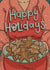 Happy holiday Christmas cookies card created by Tee Ansell Draws