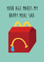 Unhappy Meal Birthday Card created by Rosewood Design