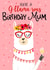 Glam Llama Birthday Card for Mum created by Fox Card Co