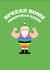 Gay Santa Christmas Card - LGBTQ+ Rainbow Buff Santa created by PonyChops