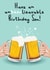 Unbeerlievable Beer Son Birthday Card created by Amy Florence Design