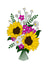 Sunflower Bouquet created by Pink & Peach