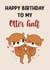 Cute Birthday Card For Husband/Wife or Boyfriend/Girlfriend. created by Nidd And Rigg!