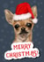 Chihuahua Merry Christmas created by JuliaUKdigital