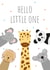 New Baby Safari Animals Card created by Laura Luhrs