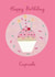 Happy Birthday Cupcake Card created by Little Island Crafts