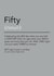 FIFTY created by The Boy and the Bear