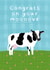 Funny Cow Pun New Home Card - Congrats On Your Moooove created by Caitlin Makes Things