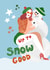 Up To Snow Good - Vintage Pin Up Christmas Card created by Lucy Dean-Moore