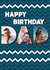dad typography Birthday Personalised Photo Card 17359 created by Quinton cards