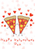Pizza Valentine's Day created by Northern Notes