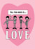 Love on Valentine's Day from The Beatles created by Linda Lodge