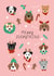Christmas dogs created by Nadya Barkova