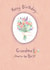 The best Grandma pretty bunch of flowers Birthday card created by Dawn Quigg Illustration