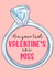 Last valentines as a miss fiancée valentines card created by PMPrinted