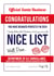 Santa Nice List Certificate 2024 created by Yeti Design