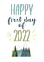 First day of 2022 card created by Bogdana Lazarieva
