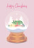 Pink Snow globe created by The Decaffeinated Squirrel