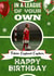 Football Child Birthday Personalised Photo Card 15465 created by Kerrylovescards