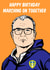 Leeds manager, Marcelo Bielsa birthday card created by Graham Sanders