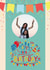 confetti balloons Birthday Personalised Photo Card 22075 created by Exquisite Studio